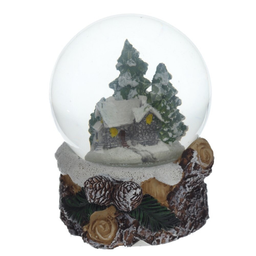 Фигурка декор в стекл шаре "Домик" (подсвет, LR44x2 н/п), D 6 см, L7 W7,5 H8 см, 2в. фото 3 Фигурка декор в стекл шаре "Домик" (подсвет, LR44x2 н/п), D 6 см, L7 W7,5 H8 см, 2в. фото 3