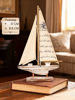 Изделие декоративное "Корабль", L19,5 W3,5 H34 см