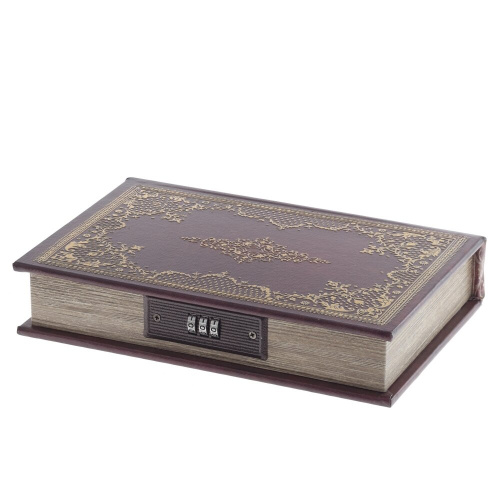 Шкатулка-книга с код.замком, L16 W4,5 H24 см фото 4
