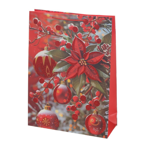 Пакет подарочный XXL (бумага 210г/м2, блок 12шт), L49 W17 H74 см, 4в. фото 3