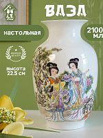 Ваза, 2200 мл, L13 W13 H22,5 см