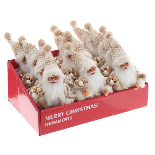 Дед Мороз подвесной, L10 W12 H15 см фото 2