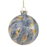 Украшение новогоднее "Шар" , D 8 см, L8 W8 H10 см Украшение новогоднее "Шар" , D 8 см, L8 W8 H10 см