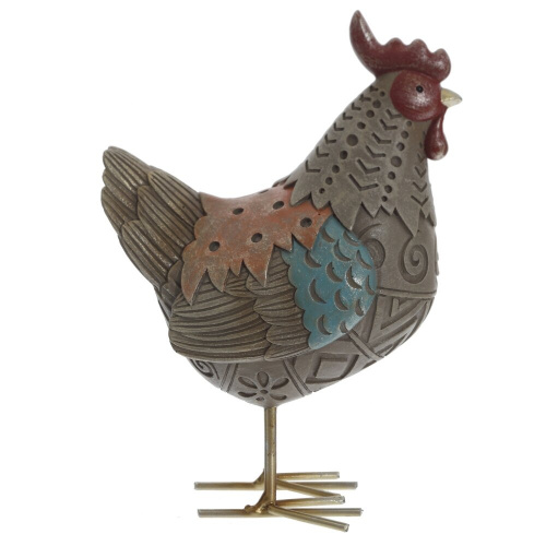 Фигурка декоративная "Курица", L11 W6,5 H15 см