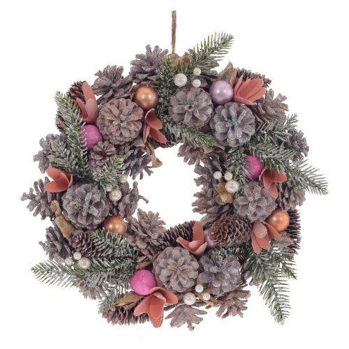 Изделие декоративное "Венок", L35 W8 H35 см