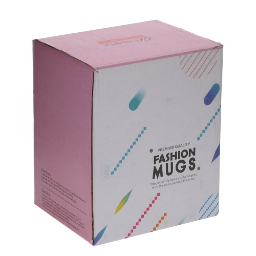 Кружка с крышкой, 380 мл, L13 W8 H13 см фото 4