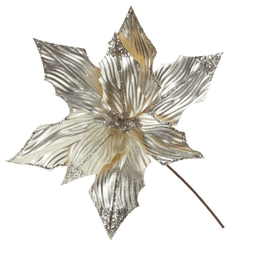 Цветок искусственный "Пуансеттия", L22 W22 H39 см Цветок искусственный "Пуансеттия", L22 W22 H39 см