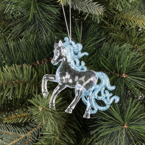 Украшение новогоднеe "Лошадь", L10 W3 H9,5 см Украшение новогоднеe "Лошадь", L10 W3 H9,5 см