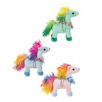 Игрушка набивная "Лошадка", L13,5 W5 H14 см, 3в.