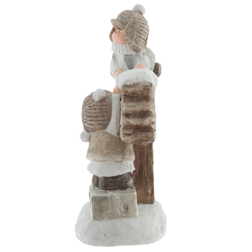 Фигурка декоративная с подсветкой "Дети", L29 W17 H42 см фото 4