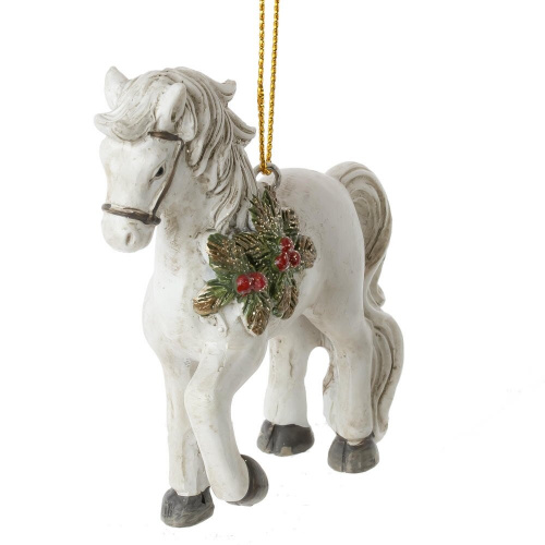 Фигурка декоративная подвесная "Лошадка", L7 W2,5 H8 см фото 2 Фигурка декоративная подвесная "Лошадка", L7 W2,5 H8 см фото 2