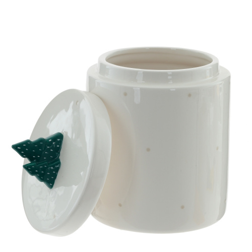 Емкость для сыпучих продуктов "Олени", D 10.5 см, L13,5 W13,5 H21 см фото 2 Емкость для сыпучих продуктов "Олени", D 10.5 см, L13,5 W13,5 H21 см фото 2