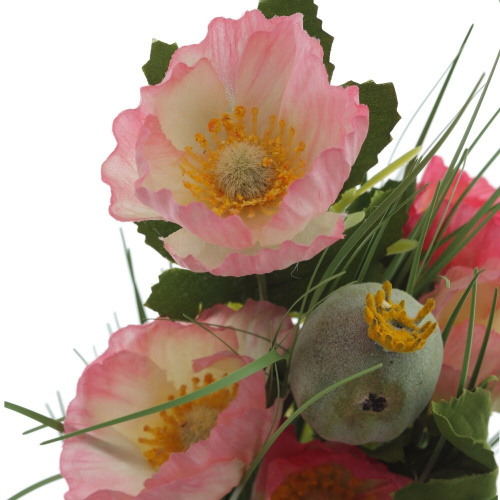 Цветочная композиция, L10 W10 H30 см фото 2