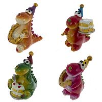 Фигурка декоративная "Дракон", L6 W5 H6 см, 4в.