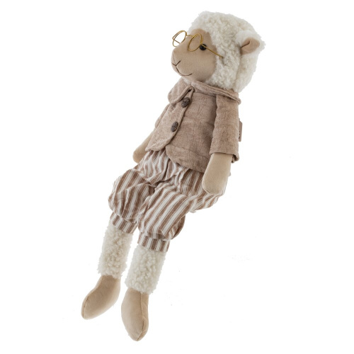 Игрушка набивная "Овечка", L17 W10 H26/47 см, 2в. фото 2 Игрушка набивная "Овечка", L17 W10 H26/47 см, 2в. фото 2