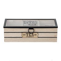 Шкатулка для чайных пакетиков, L24 W10,5 H7,5 см