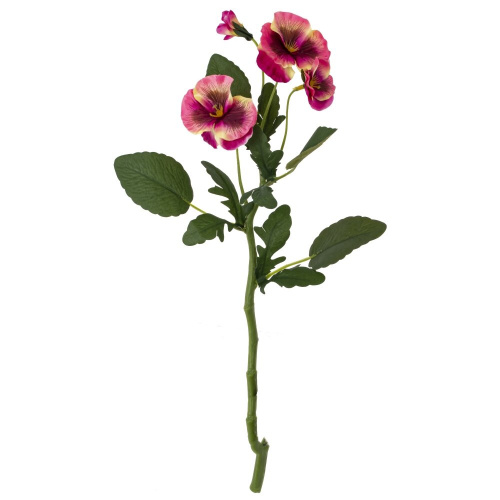 Цветок искусственный "Фиалка", L11 W8 H38 см фото 2