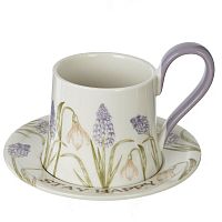 Чашка с блюдцем, 220 мл, L15,5 W15 H9 см