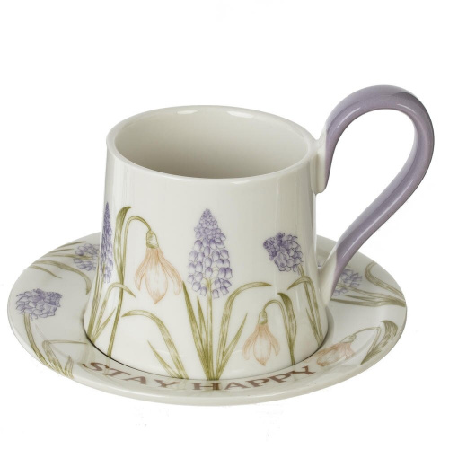 Чашка с блюдцем, 220 мл, L15,5 W15 H9 см