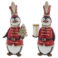 Фигурка декоративная "Пингвин",  L4,5 W4,5 H12,5 см, 2в.