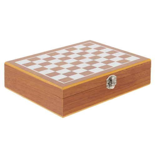 Набор подарочный (шахматы, покер, фляжка, 220 мл, L24 W19 H6 см фото 10