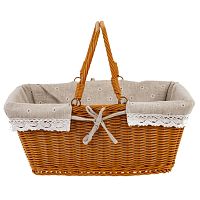 Корзина, L34,5 W24,5 H27/15 см