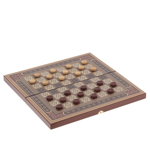 Игра настольная 3 в 1 ( шахматы, шашки, нарды) "Восточная мозаика", L50 W25 H6 см фото 3 Игра настольная 3 в 1 ( шахматы, шашки, нарды) "Восточная мозаика", L50 W25 H6 см фото 3