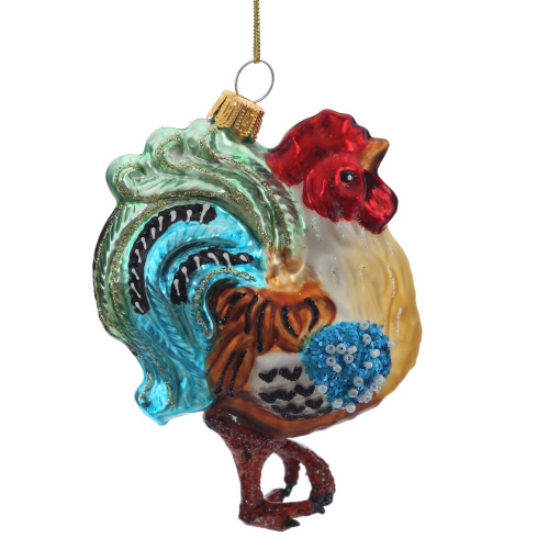 Украшение новогоднее "Петух", L8,5 W5,5 H12,5 см