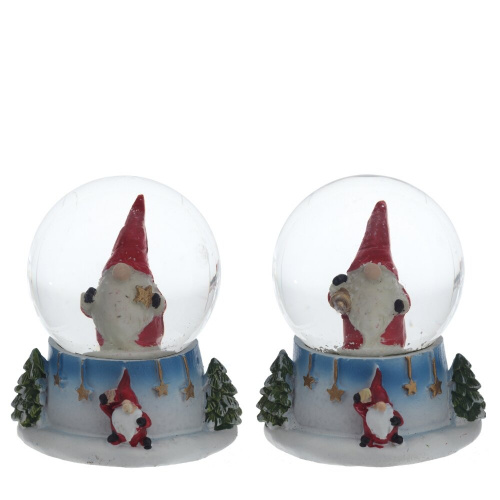 Фигурка декор в стекл шаре "Гном", D 4.5 см, L5,5 W5 H6 см, 2в. Фигурка декор в стекл шаре "Гном", D 4.5 см, L5,5 W5 H6 см, 2в.