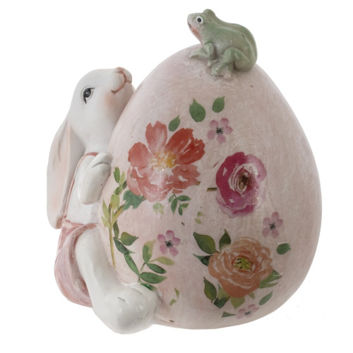 Фигурка декоративная "Заяц с яйцом", L10 W9 H10 см фото 2