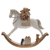 Фигурка декоративная "Лошадка-качалка", L28 W5,5 H23,5 см