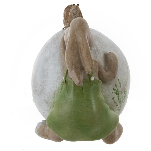 Фигурка декоративная "Заяц с яйцом", L8 W5 H6,5 см фото 4