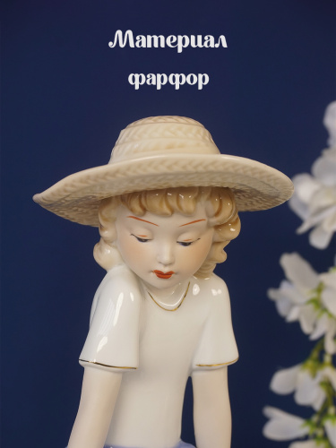 Фигурка декоративная "Девочка", L17 W11 H25 см фото 3