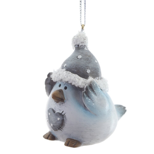 Фигурка декоративная подвесная "Птичка",   L3 W5 H5 см, 2в. фото 3