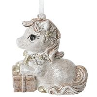 Фигурка декоративная подвесная "Лошадка", L6,5 W3 H6,5 см