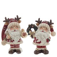 Фигурка декоративная "Дед Мороз", L10 W6,5 H12,5 см, 2в.