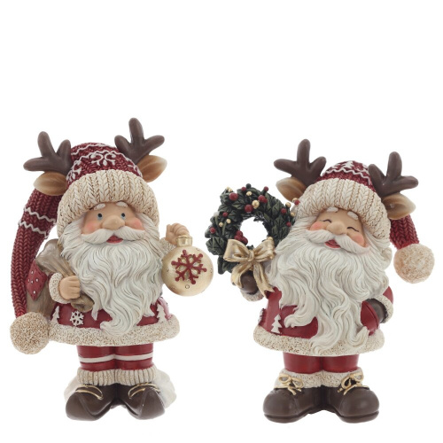 Фигурка декоративная "Дед Мороз", L10 W6,5 H12,5 см, 2в. Фигурка декоративная "Дед Мороз", L10 W6,5 H12,5 см, 2в.