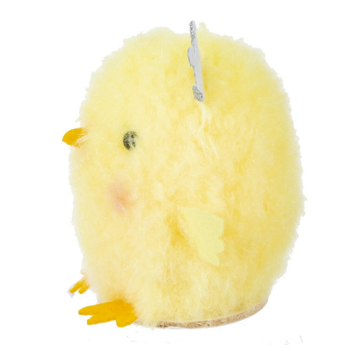 Фигурка декоративная "Цыпленок" (блок 12 шт), L7 W6 H7 см, 3в. фото 3