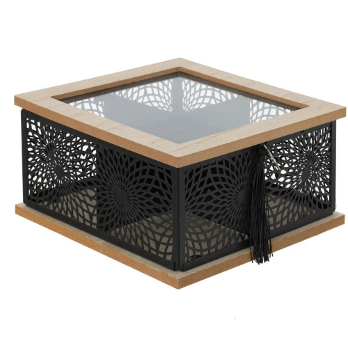 Шкатулка для чайных пакетиков, L18 W18 H10 см фото 3