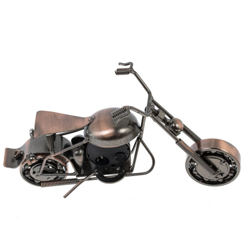 Изделие декоративное "Мотоцикл" с часами, (1xLR44), L22,5 W8,5 H11,5 см фото 3