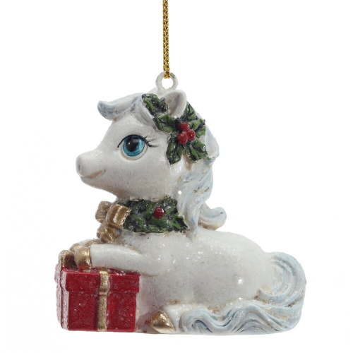 Фигурка декоративная подвесная "Лошадка", L6 W3 H6,5 см Фигурка декоративная подвесная "Лошадка", L6 W3 H6,5 см