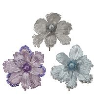 Цветок искусственный "Магнолия", L22 W22 H20 см, 3в. Цветок искусственный "Магнолия", L22 W22 H20 см, 3в.