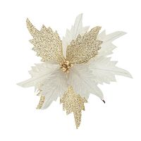 Цветок искусственный "Пуансеттия", L29 W29 H33,5 см Цветок искусственный "Пуансеттия", L29 W29 H33,5 см