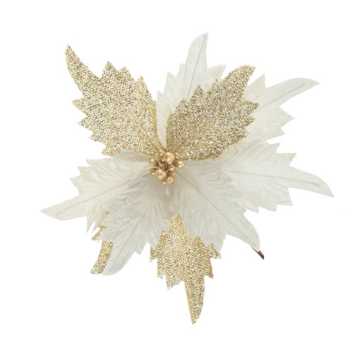 Цветок искусственный "Пуансеттия", L29 W29 H33,5 см Цветок искусственный "Пуансеттия", L29 W29 H33,5 см