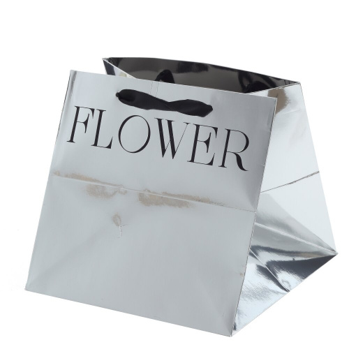 Пакет подарочный S (бумага 250г/м2, блок 10шт), L25 W25 H24 см