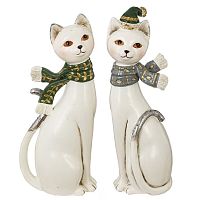 Фигурка декоративная "Кошка", L9 W7 H25 см, 2в.