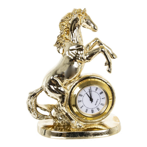 Фигурка декоративная "Лошадь" с часами (LR41x1), L9 W5 H12 см Фигурка декоративная "Лошадь" с часами (LR41x1), L9 W5 H12 см