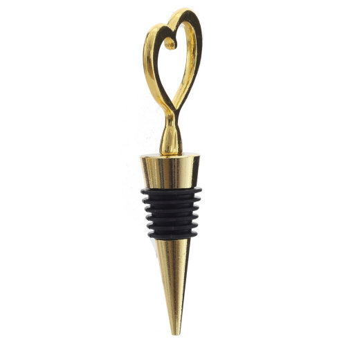 Набор: пробка для бутылки и декор для бокалов, L9 W3 H14 см фото 4