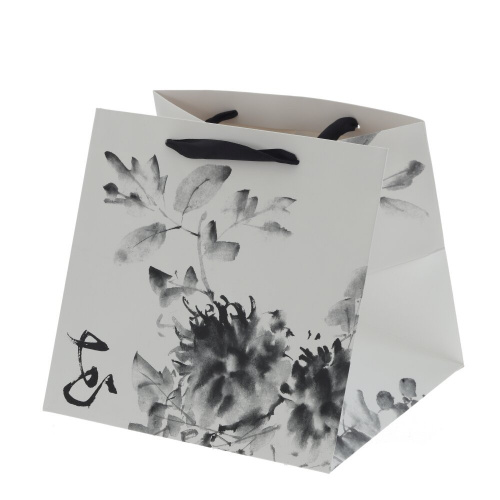 Пакет подарочный S (бумага 250г/м2, блок 10шт), L25 W25 H24 см