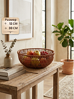Корзина, L30 W30 H12 см